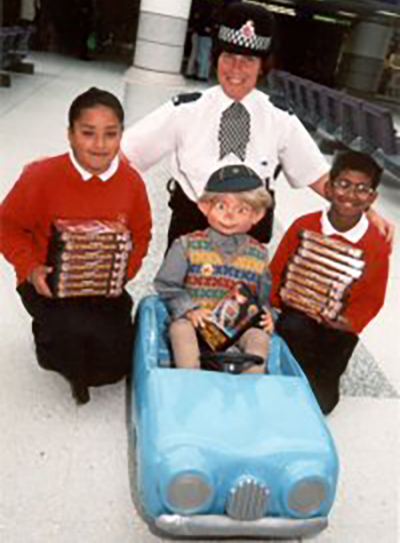 Greater Manchester Police sponsored the video and the Stranger Danger campaign was launched at Manchester Airport.